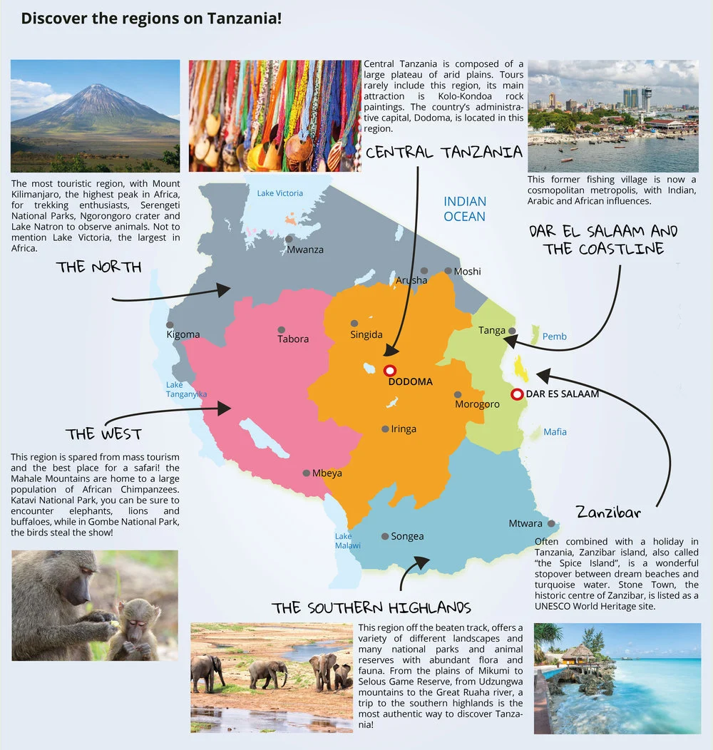 Tanzania-map